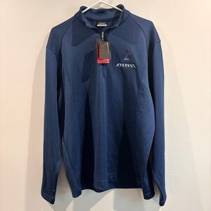 Nike Golf 1/4 Zip Pullover Warm Layer Everest Navy Size L Workwear